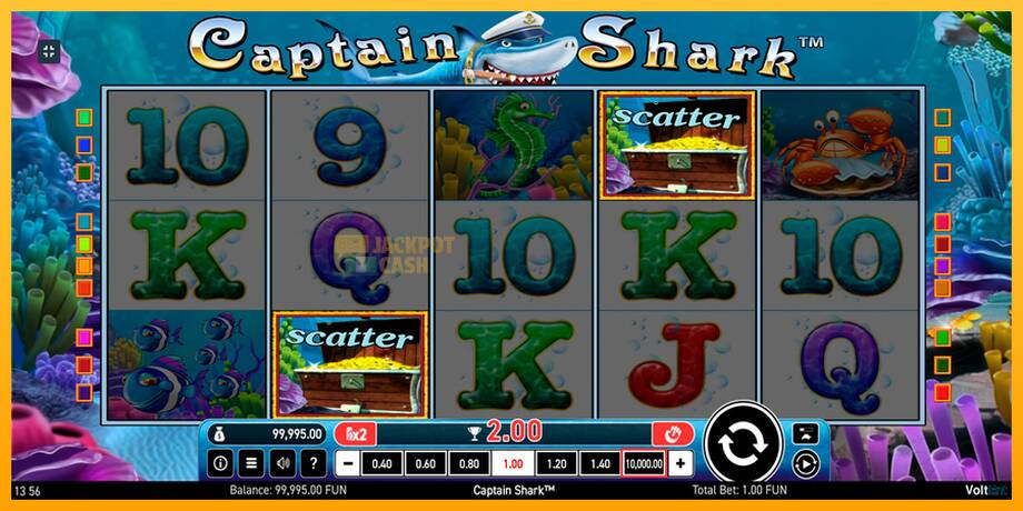 Captain Shark машина за игри за пари, слика 5