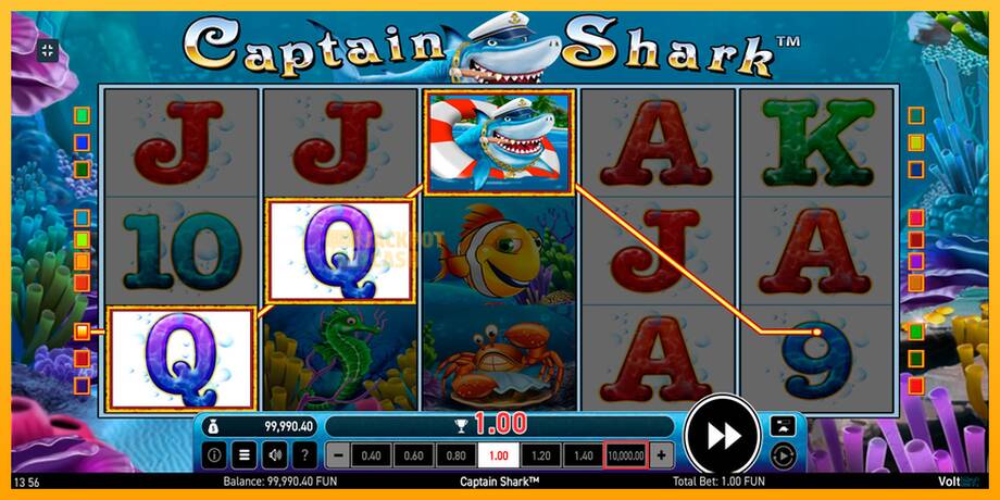 Captain Shark машина за игри за пари, слика 7