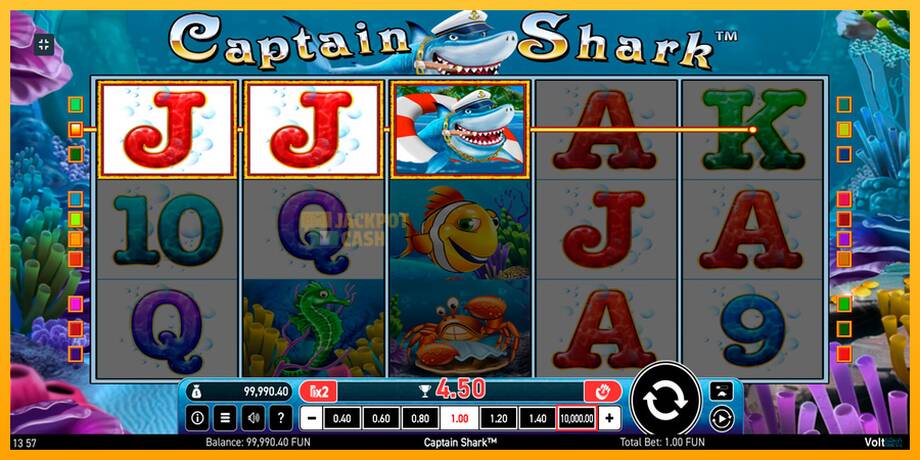 Captain Shark машина за игри за пари, слика 8