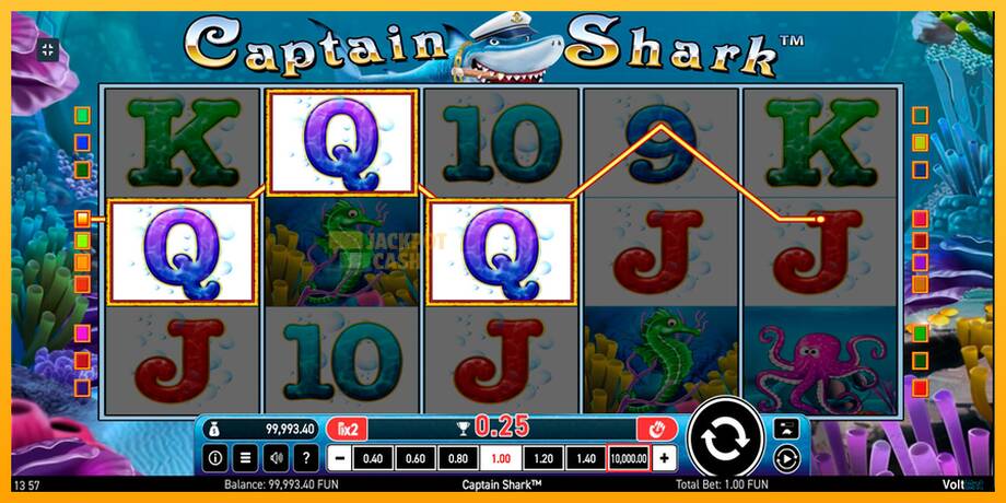 Captain Shark машина за игри за пари, слика 10