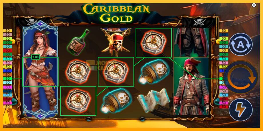 Caribbean Gold. машина за игри за пари, слика 3