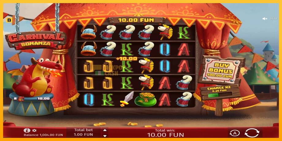 Carnival Bonanza машина за игри за пари, слика 2