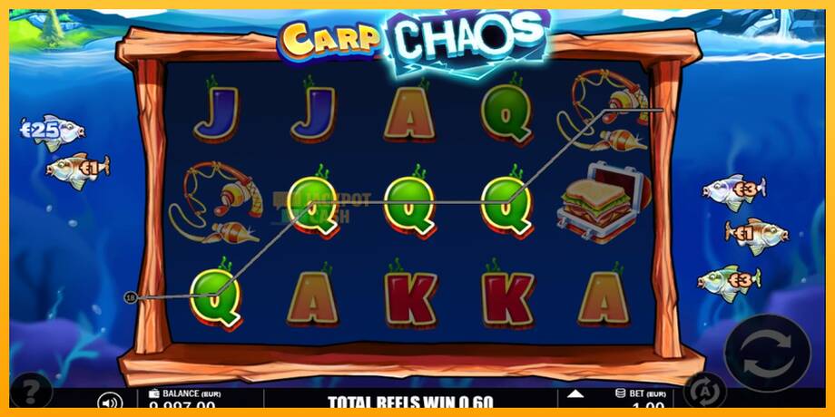 Carp Chaos машина за игри за пари, слика 2