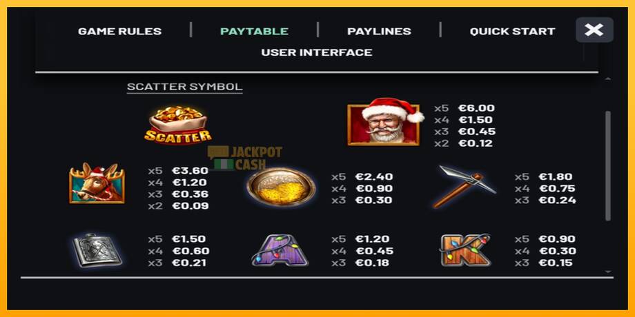 Carts of Cash Xmas машина за игри за пари, слика 4