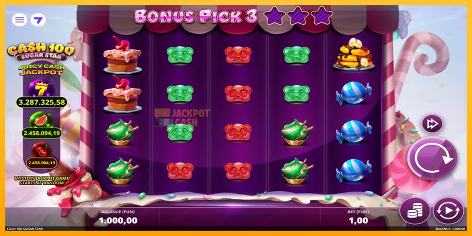 Cash 100 Sugar Star машина за игри за пари, слика 1