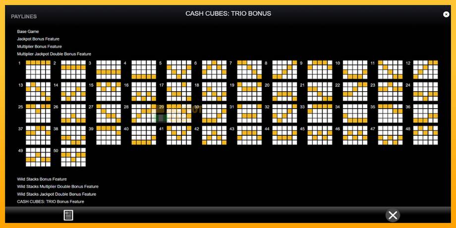 Cash Cubes: Trio Bonus машина за игри за пари, слика 6