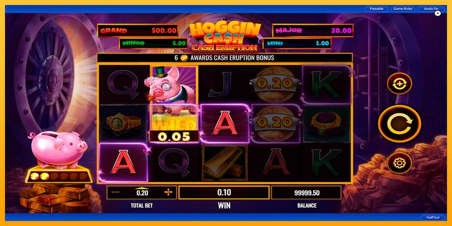 Cash Eruption Hoggin Cash машина за игри за пари, слика 3