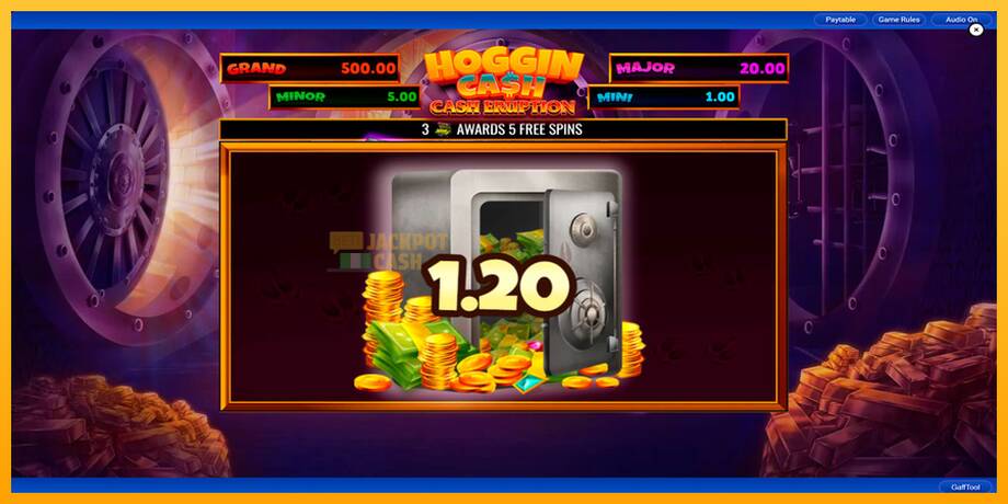 Cash Eruption Hoggin Cash машина за игри за пари, слика 6