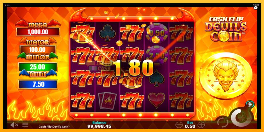 Cash Flip Devils Coin машина за игри за пари, слика 3