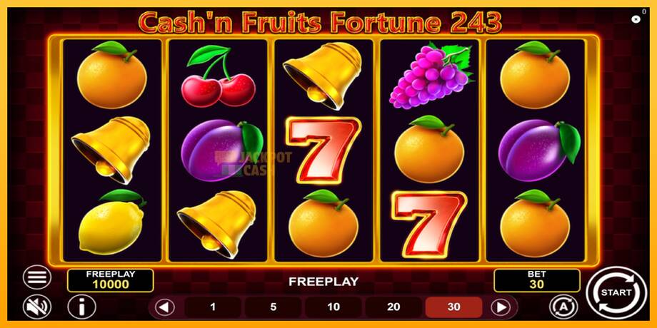 Cashn Fruits Fortune 243 машина за игри за пари, слика 2