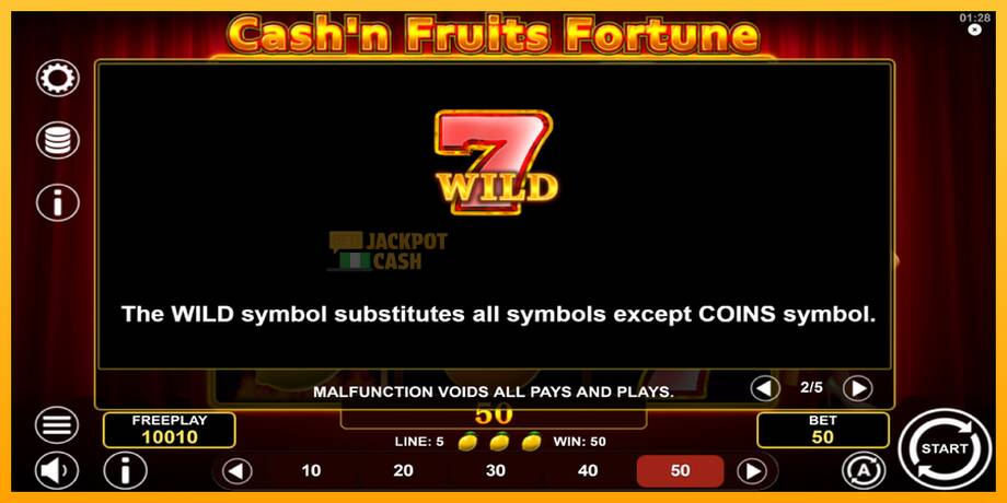 Cashn Fruits Fortune машина за игри за пари, слика 6