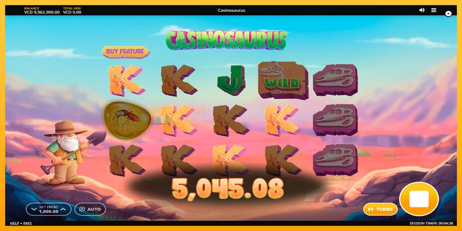 Casinosaurus машина за игри за пари, слика 3