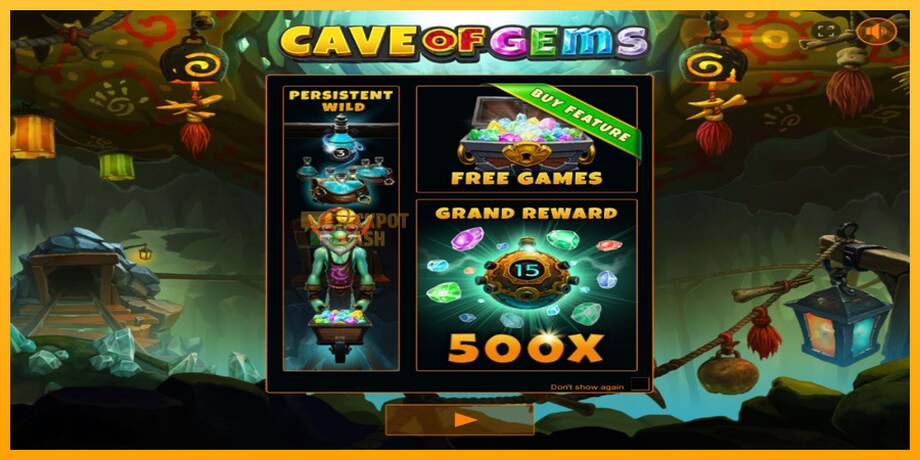 Cave of Gems машина за игри за пари, слика 1