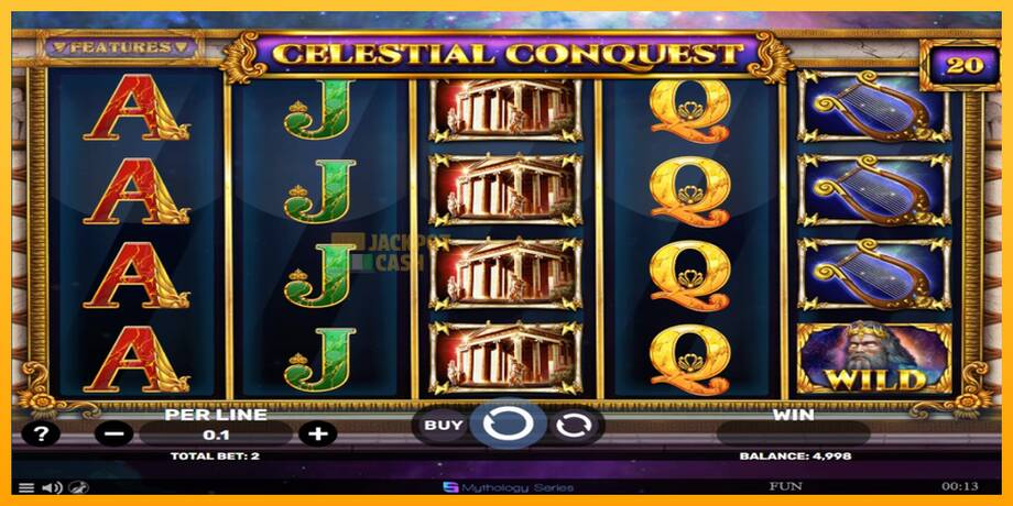 Celestial Conquest машина за игри за пари, слика 2