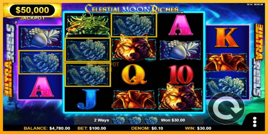 Celestial Moon Riches машина за игри за пари, слика 4