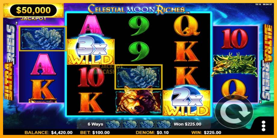 Celestial Moon Riches машина за игри за пари, слика 5