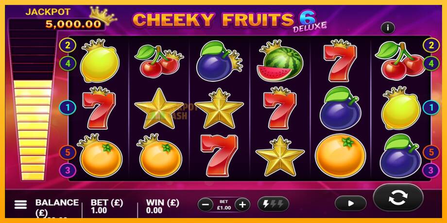 Cheeky Fruits 6 Deluxe машина за игри за пари, слика 1