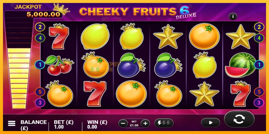 Cheeky Fruits 6 Deluxe машина за игри за пари, слика 2