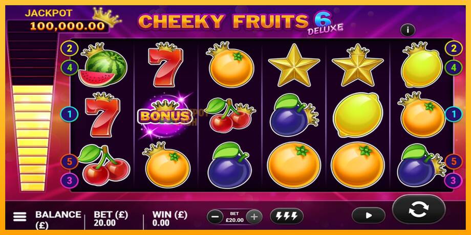 Cheeky Fruits 6 Deluxe машина за игри за пари, слика 3