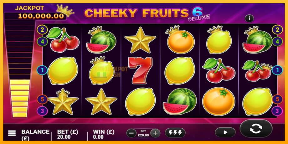 Cheeky Fruits 6 Deluxe машина за игри за пари, слика 4