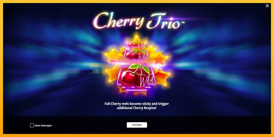 Cherry Trio машина за игри за пари, слика 1