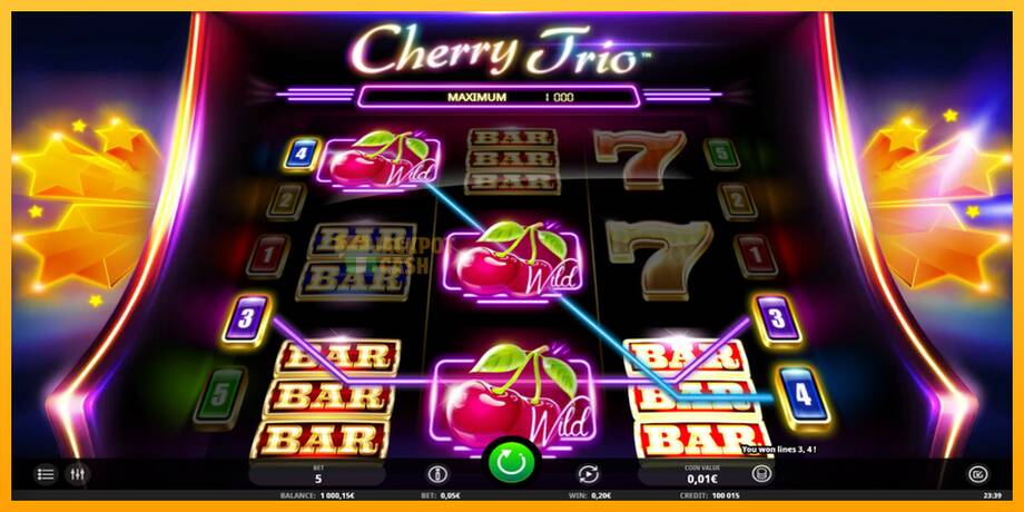 Cherry Trio машина за игри за пари, слика 3