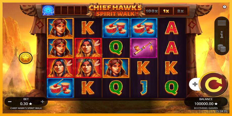 Chief Hawk’s Spirit Walk машина за игри за пари, слика 2