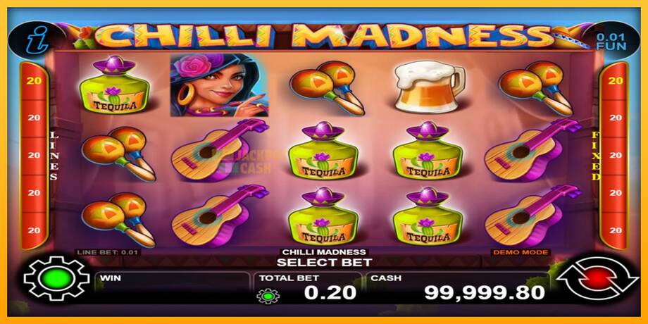 Chilli Madness машина за игри за пари, слика 1