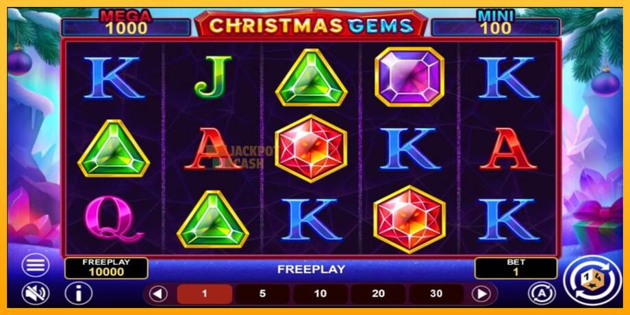 Christmas Gems Hold & Win машина за игри за пари, слика 2