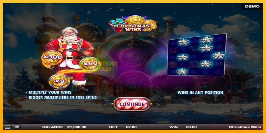 Christmas Wins машина за игри за пари, слика 1