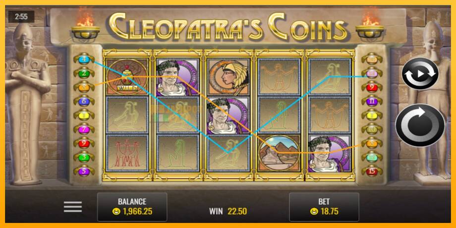 Cleopatra’s Coins машина за игри за пари, слика 2