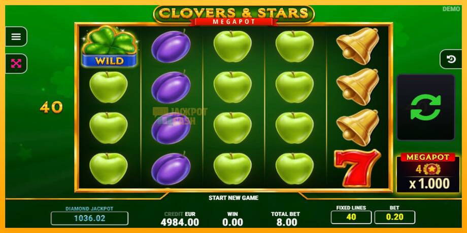 Clovers & Stars машина за игри за пари, слика 2