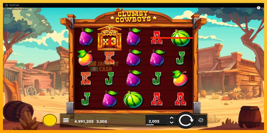 Clumsy Cowboys машина за игри за пари, слика 3