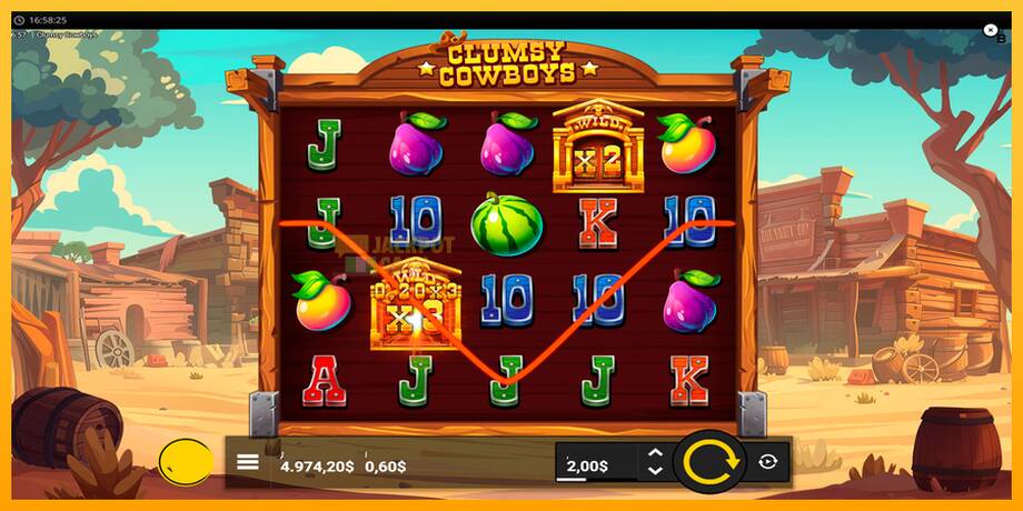 Clumsy Cowboys машина за игри за пари, слика 5