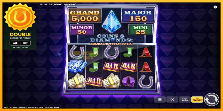 Coins & Diamonds: Hold and Win машина за игри за пари, слика 2