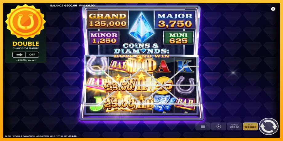 Coins & Diamonds: Hold and Win машина за игри за пари, слика 3