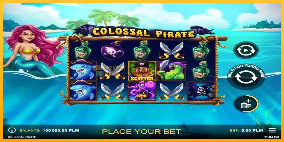 Colossal Pirate машина за игри за пари, слика 1