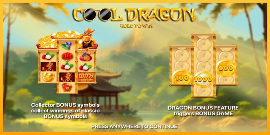 Cool Dragon: Hold to Win машина за игри за пари, слика 1