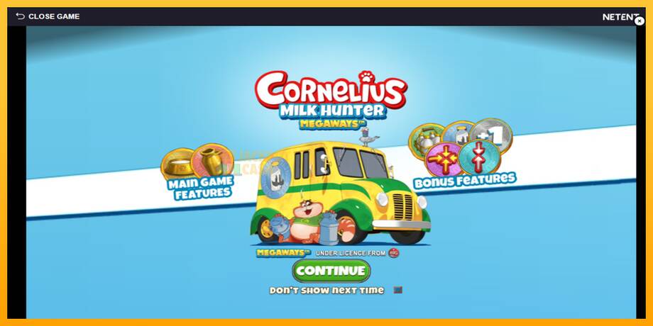 Cornelius Milk Hunter Megaways машина за игри за пари, слика 1