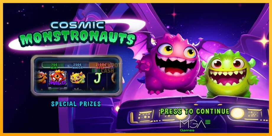 Cosmic Monstronauts машина за игри за пари, слика 1