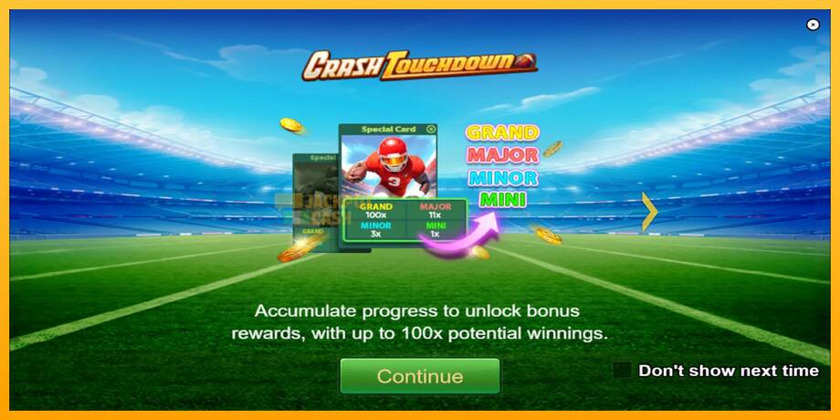 Crash Touchdown машина за игри за пари, слика 1