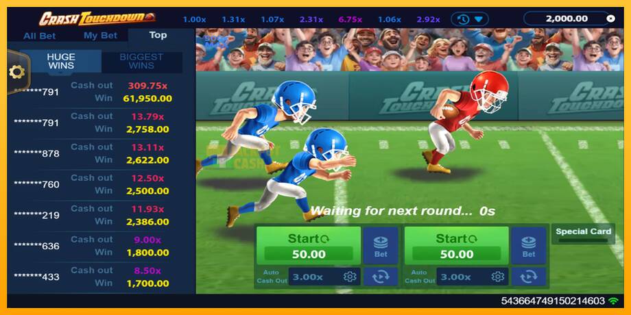 Crash Touchdown машина за игри за пари, слика 2