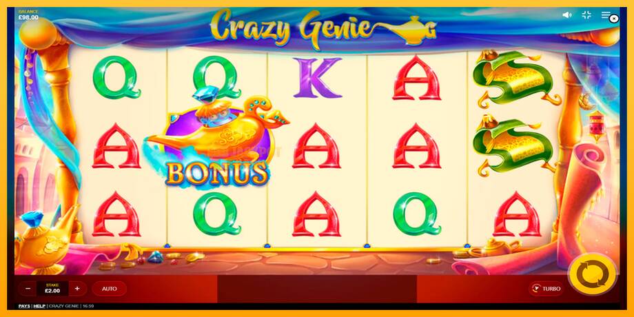 Crazy Genie машина за игри за пари, слика 2