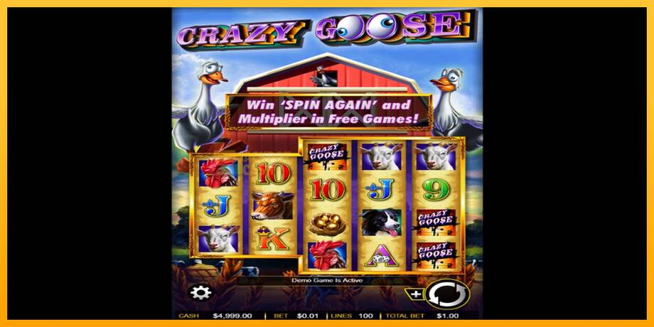 Crazy Goose машина за игри за пари, слика 1