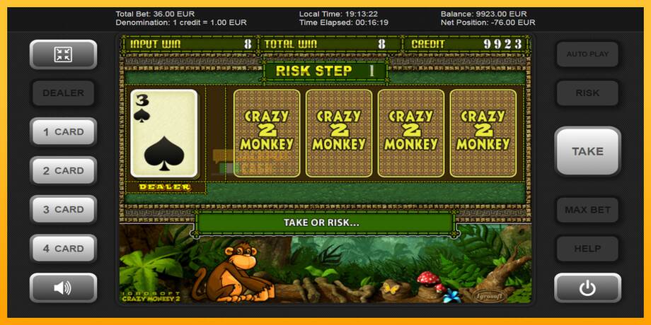 Crazy Monkey 2 машина за игри за пари, слика 4