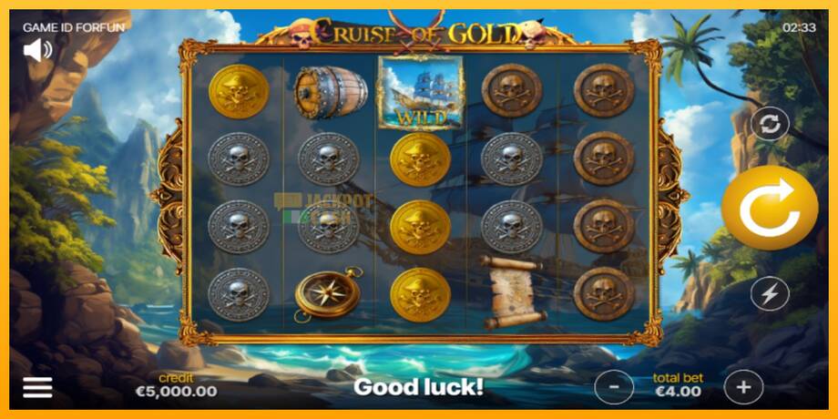 Cruise of Gold машина за игри за пари, слика 1