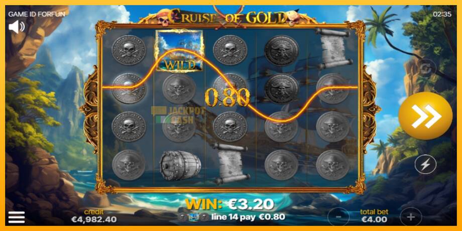 Cruise of Gold машина за игри за пари, слика 2