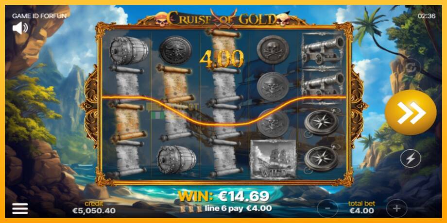 Cruise of Gold машина за игри за пари, слика 3