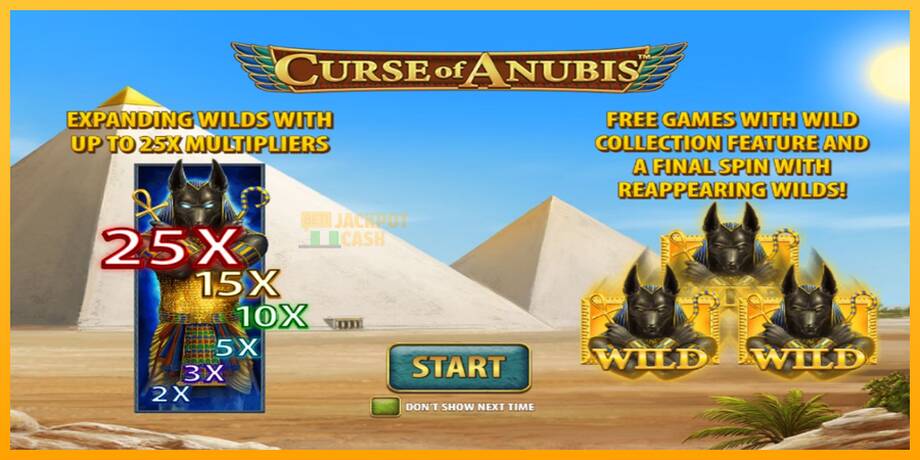 Curse of Anubis машина за игри за пари, слика 1