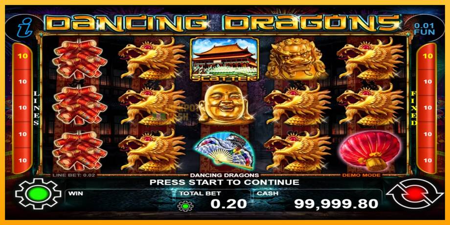 Dancing Dragons машина за игри за пари, слика 1